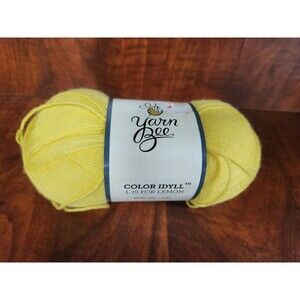 Yarn Bee - Color Idyll - L Is For Lemon 3.5 oz. / 415 yd. New Skeins